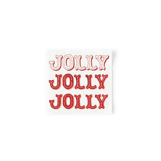 Holly Jolly Napkin - PaperGeenius