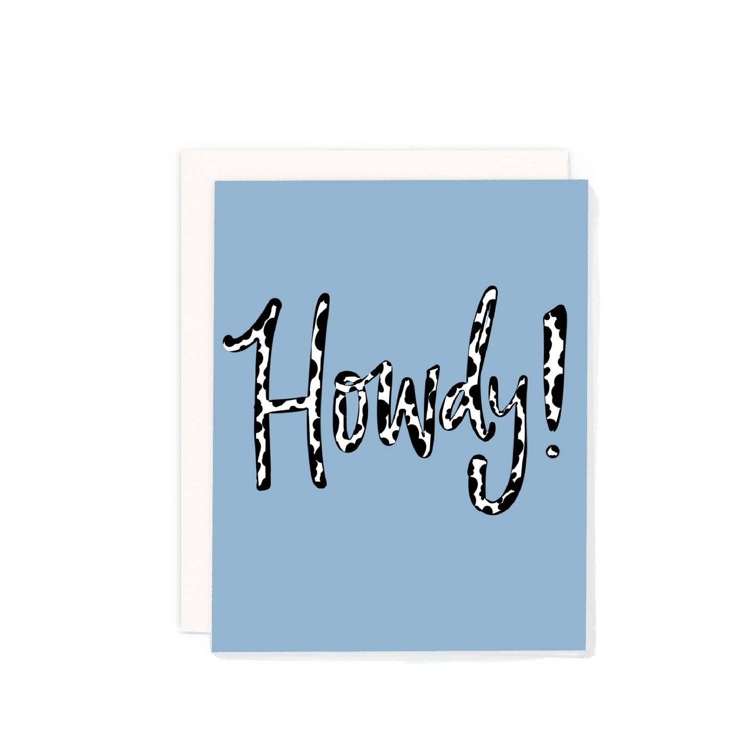 "Howdy" Cowgirl Greeting Card - PaperGeenius