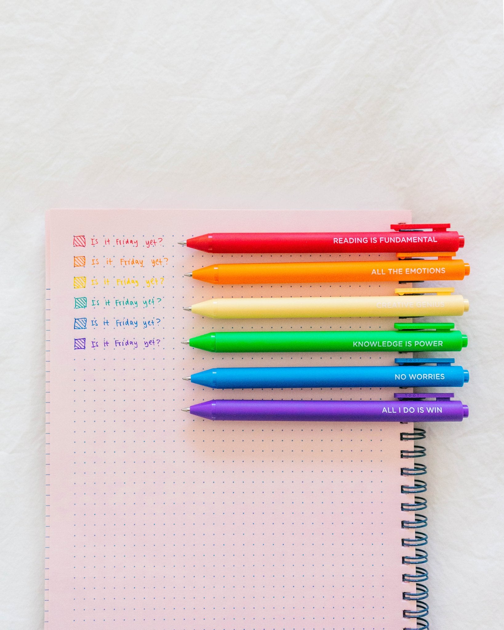 Jotter Sets - 6 pack (Top Sellers!!): Unleash The Fury - PaperGeenius