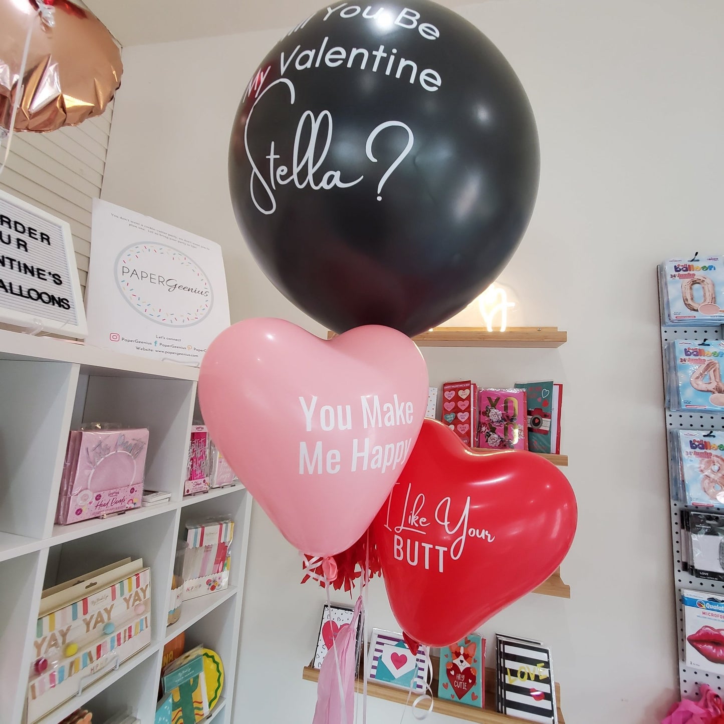 Jumbo Valentine's Custom Balloon - PaperGeenius