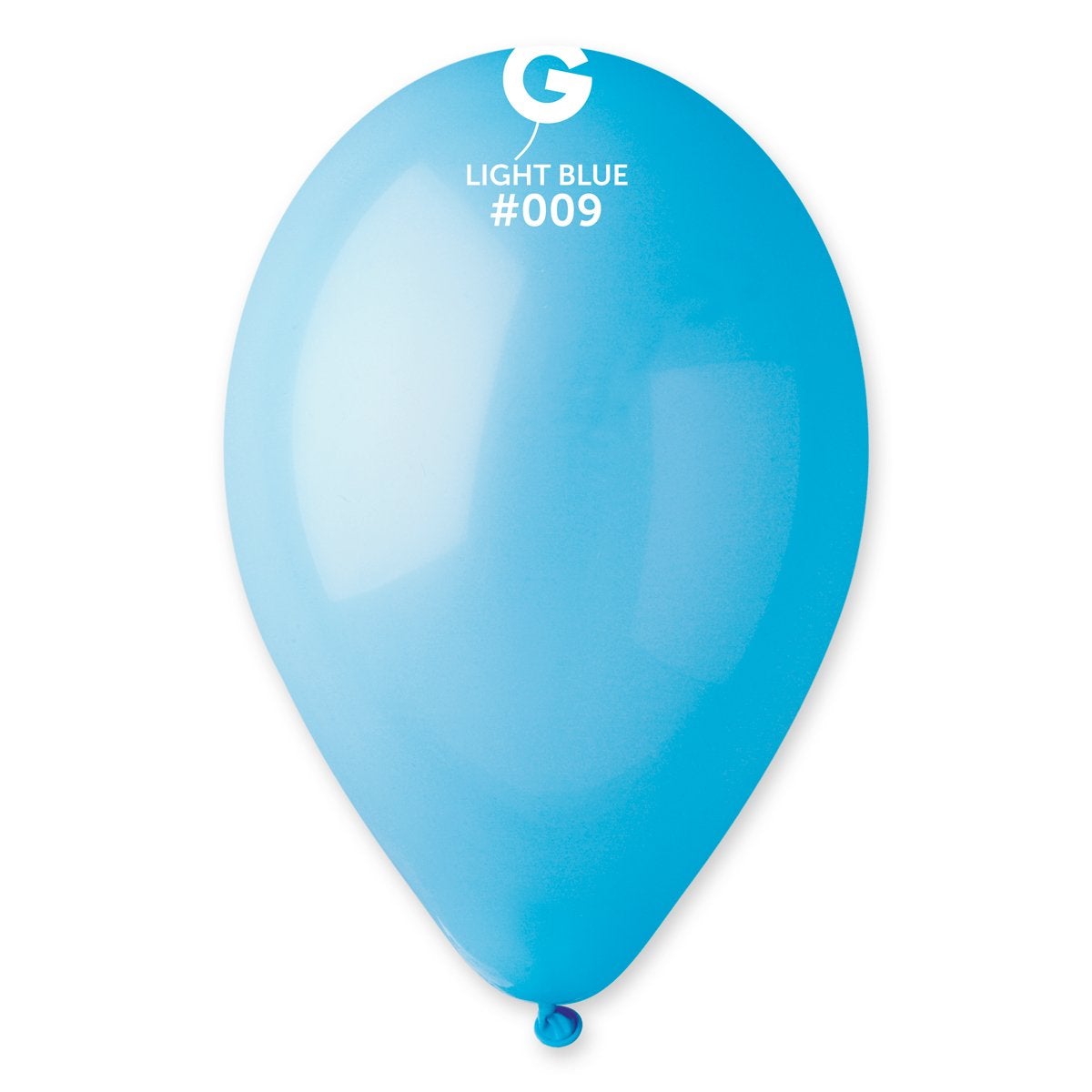 Light Blue Latex Balloon #09 - PaperGeenius
