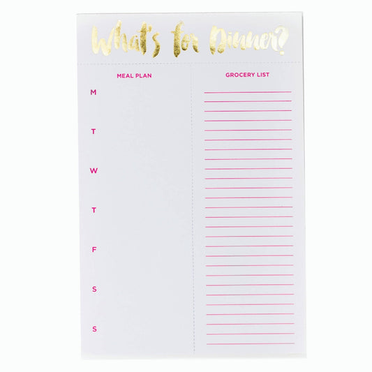 Meal Planning Notepad - PaperGeenius