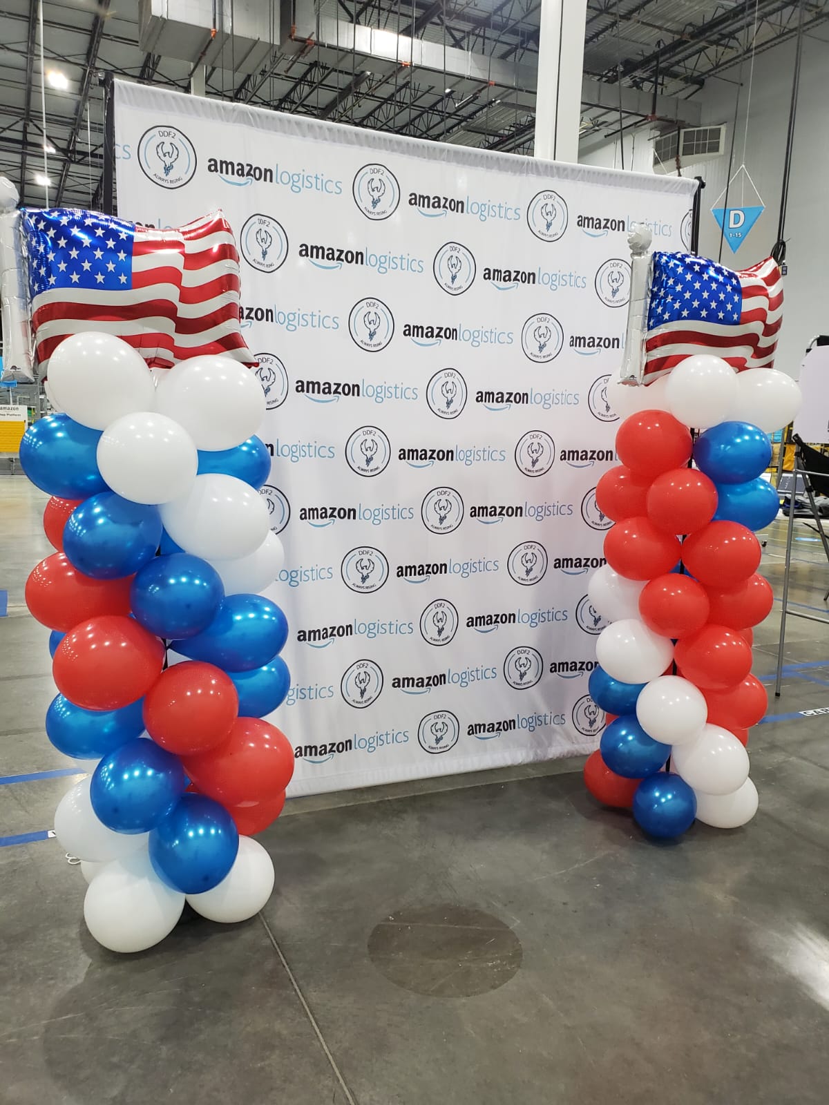 Memorial Day Grab and Go Balloon Garland - PaperGeenius
