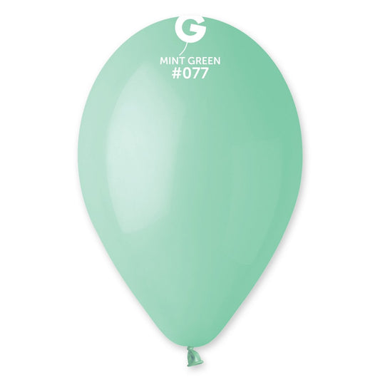 Mint Green Latex Balloon #077 - PaperGeenius