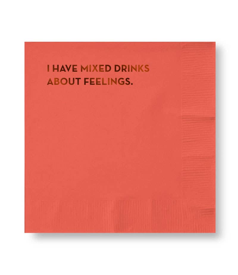 Mixed Feelings Napkins - PaperGeenius