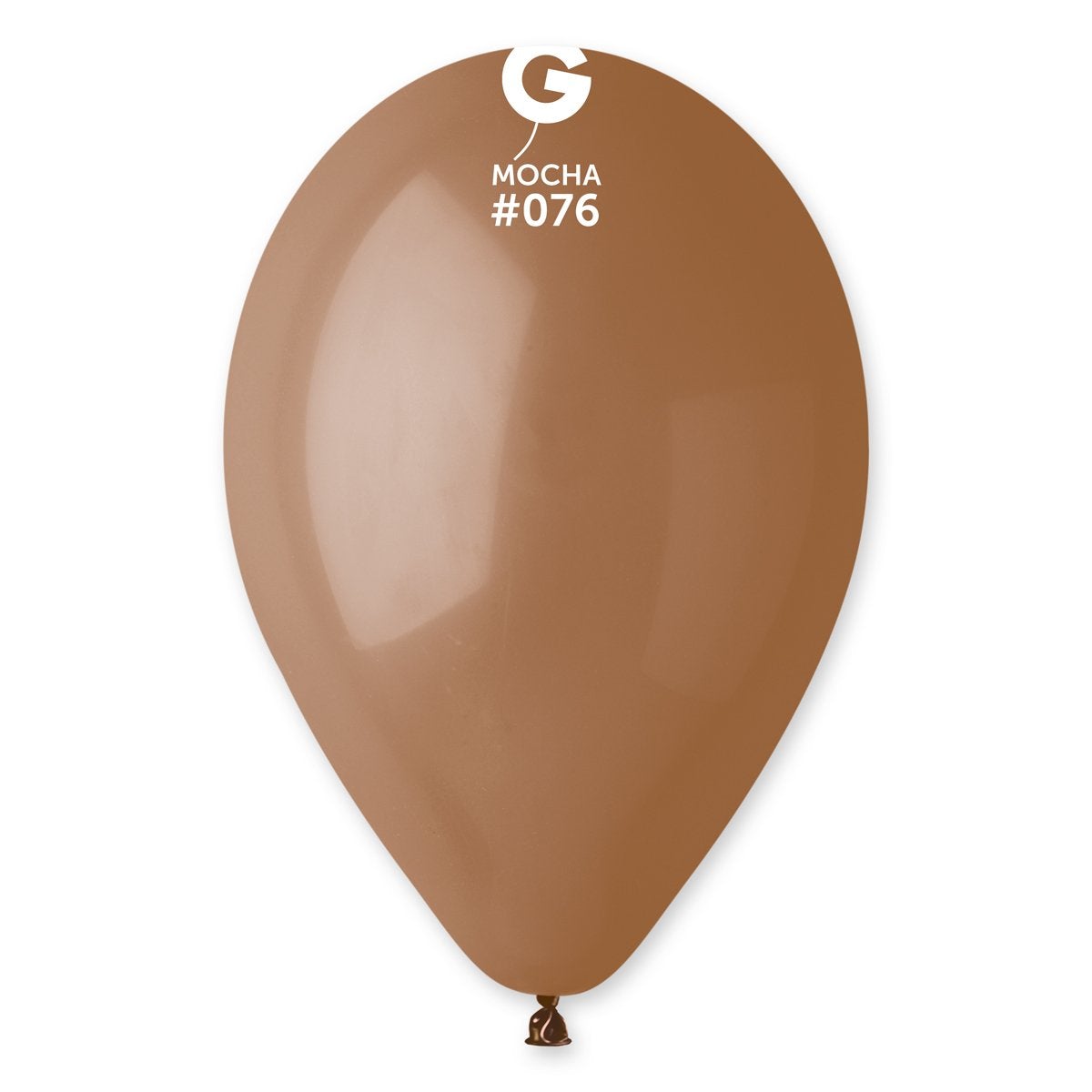 Mocha Latex Balloon #079 - PaperGeenius