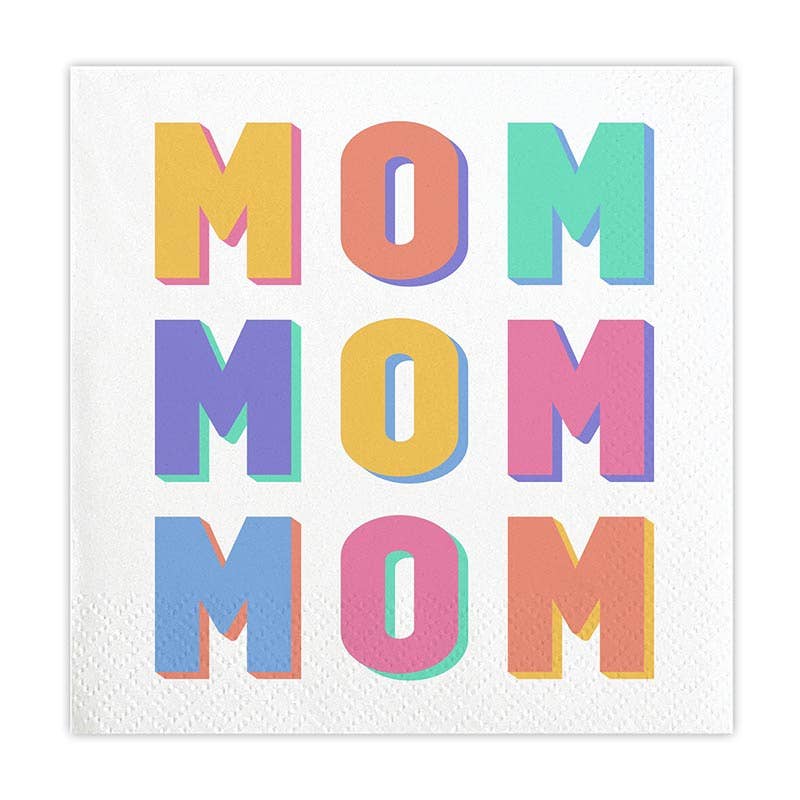 Mom Mom Mom Napkins - PaperGeenius