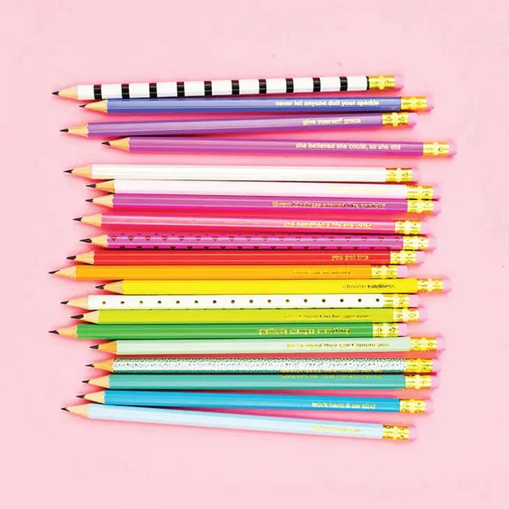 Motivational Pencil Set - PaperGeenius