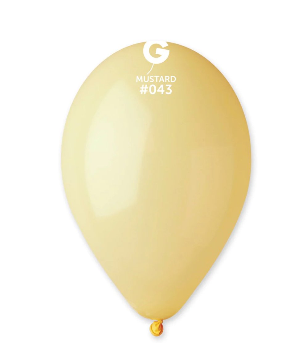 Mustard Latex Balloon #043 - PaperGeenius