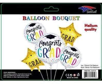Congrats Grad Graduation Foil Balloon Package