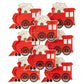 North Pole Express Train Shaped Plate - PaperGeenius