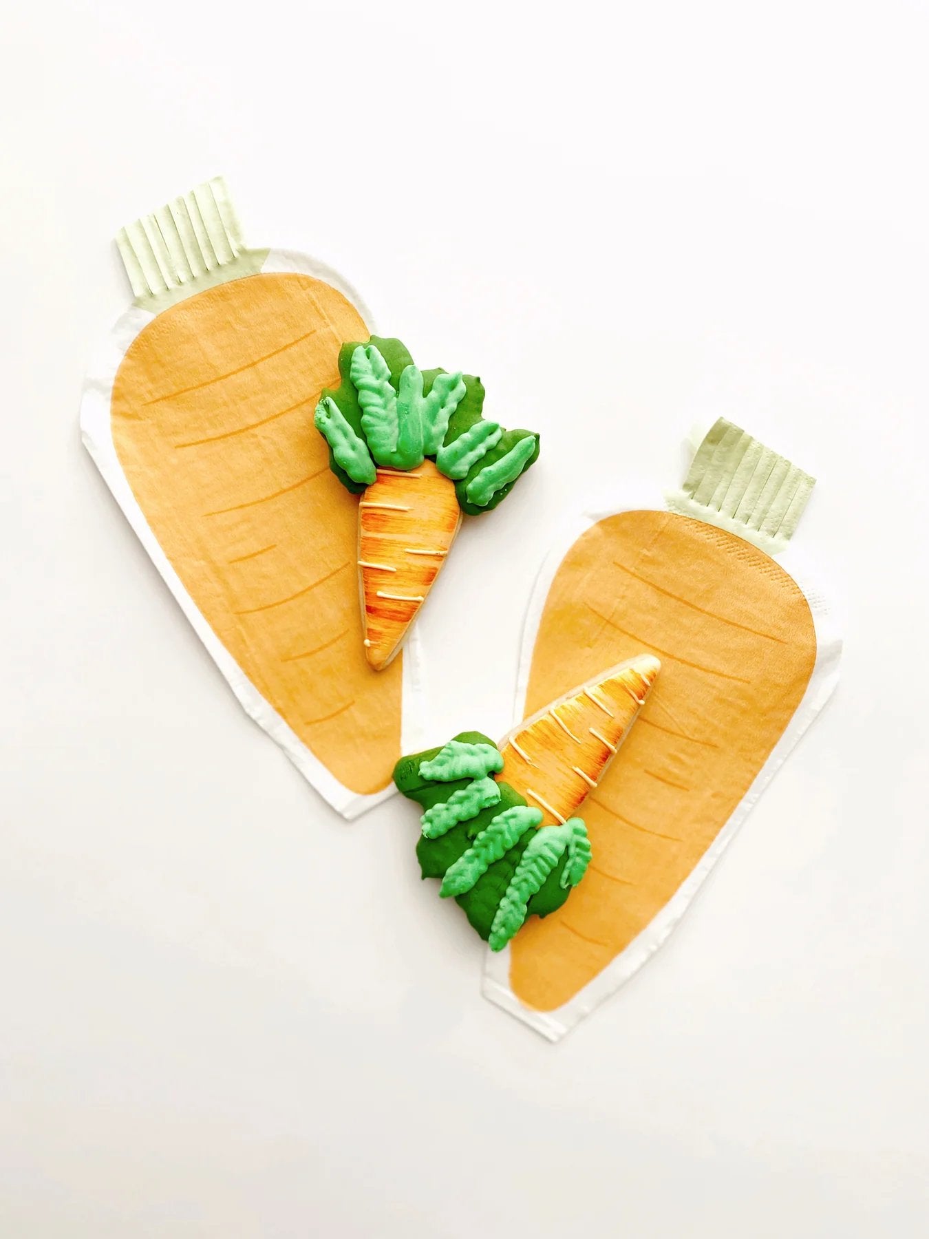Occasions By Shakira - Carrot Shaped Napkin - PaperGeenius