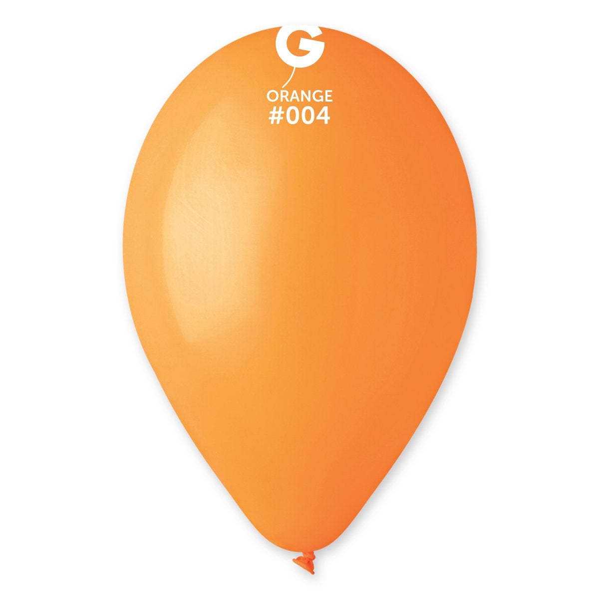 Orange Latex Balloon #004 - PaperGeenius