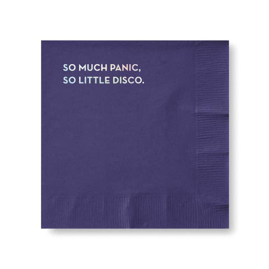Panic Napkin (Plum with holographic foil) - PaperGeenius