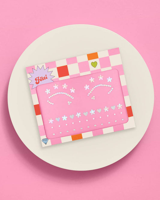 Party Accessory, Face/Eye Gem Set, Favors, Birthday Supplies - PaperGeenius