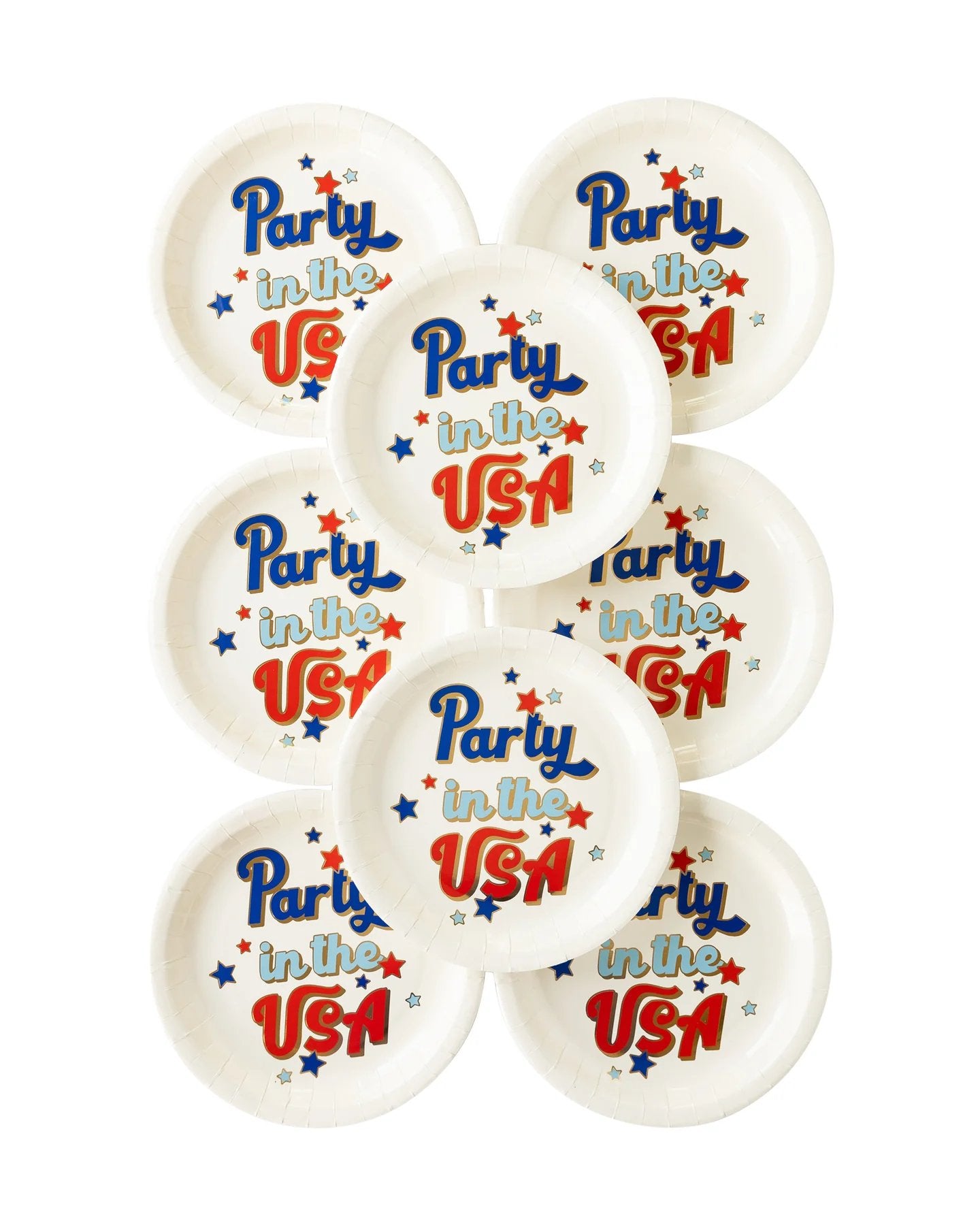 Party in the USA Plate - PaperGeenius