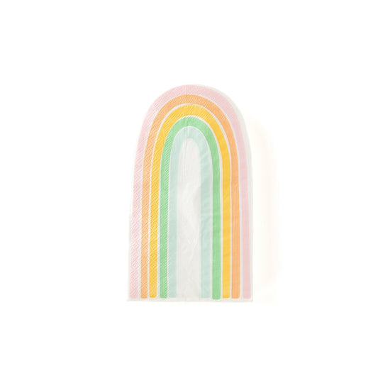 Pastel Rainbow Napkins - PaperGeenius