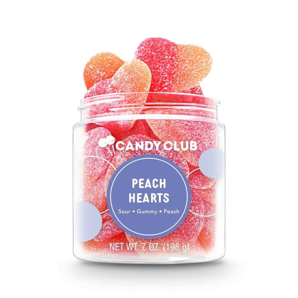 Peach Heart Gummies - PaperGeenius
