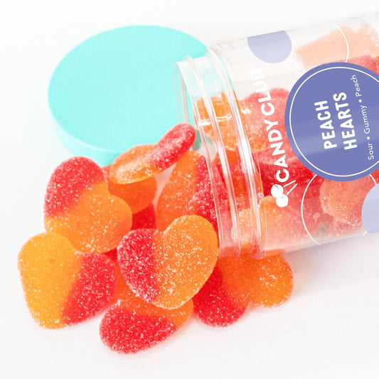 Peach Heart Gummies - PaperGeenius