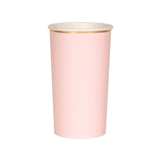 Pink Highball Cups - PaperGeenius