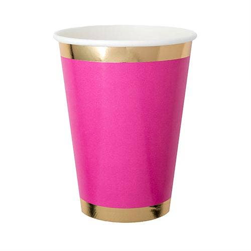 Posh Pinky Pie 12 oz Cups - 8 Pk. - PaperGeenius