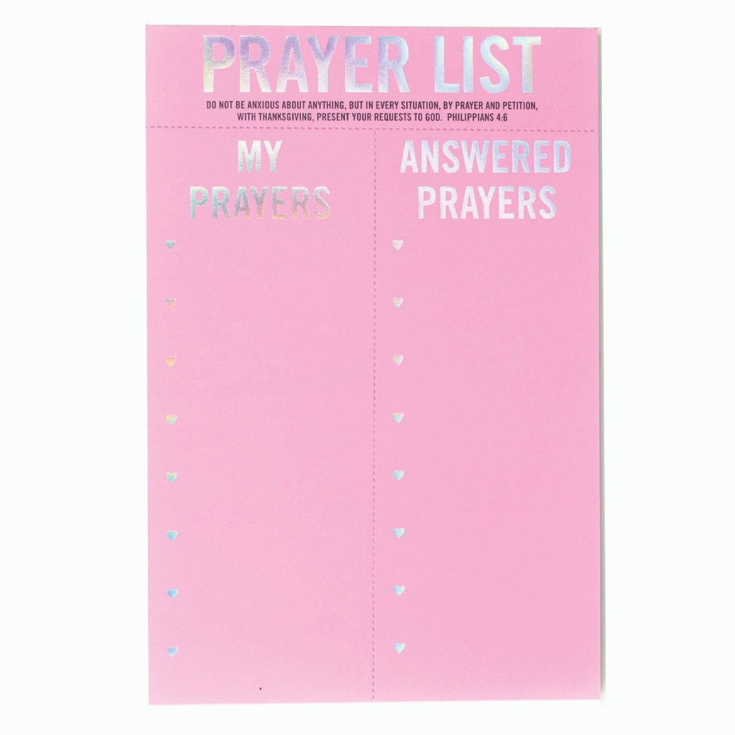 Prayer List Notepad - PaperGeenius