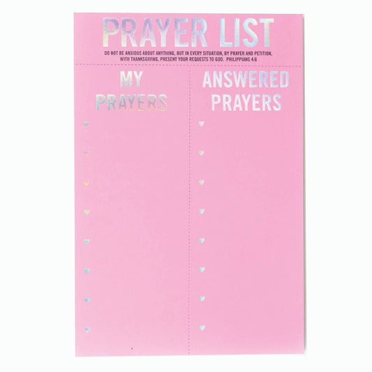 Prayer List Notepad - PaperGeenius