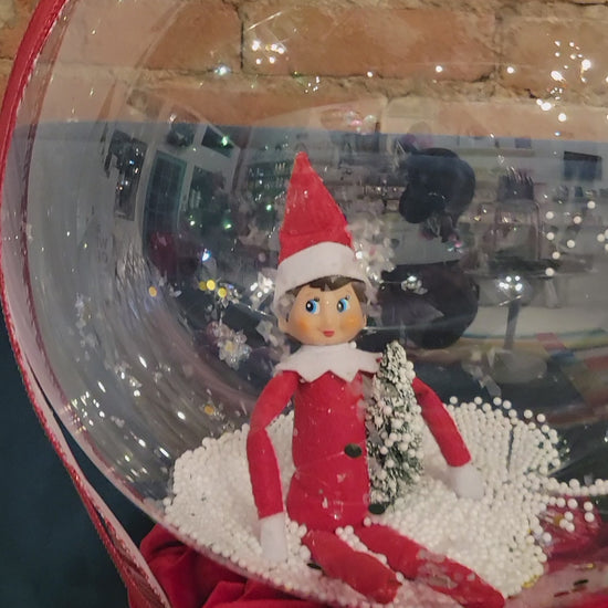 Elf on The Shelf - Red Custom Orb Balloon
