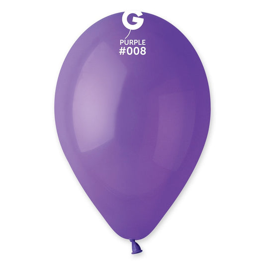 Purple Latex Balloon #008 - PaperGeenius