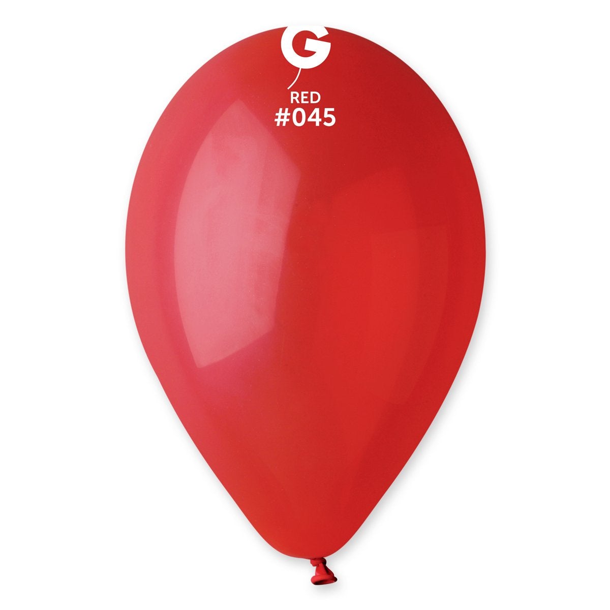 Red 12" Latex Balloon #045 - PaperGeenius