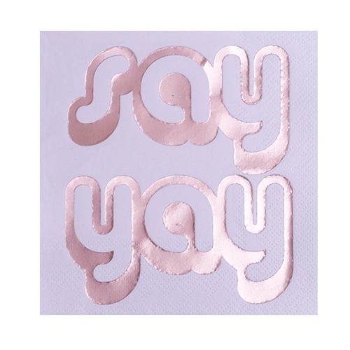Say Yay Napkins - PaperGeenius