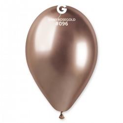 Shiny Rose Gold Latex Balloon #096 - PaperGeenius