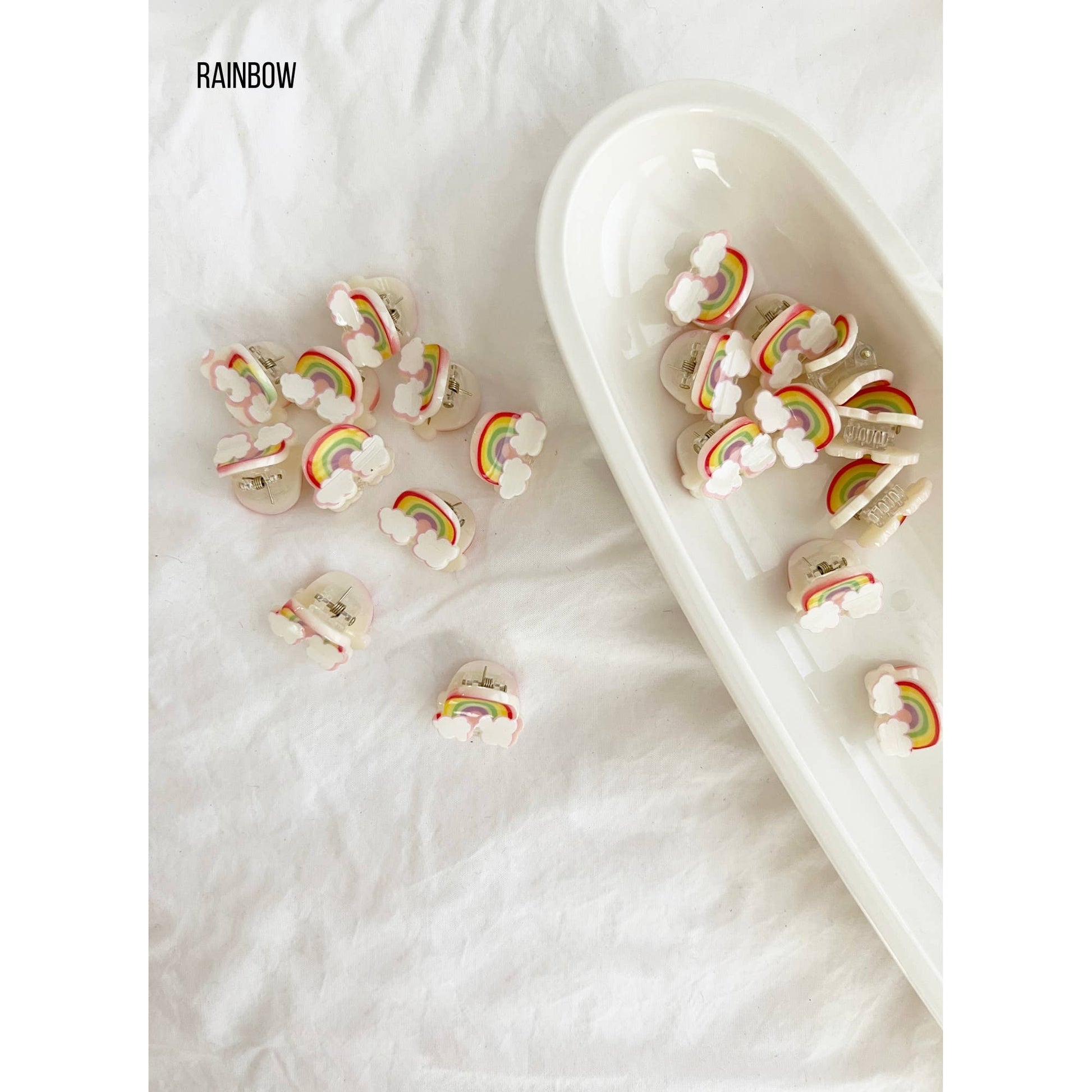 Small Hair Clip Hair Claw - DOLLI: ONE SIZE / CHOCOLATE FLOWER - PaperGeenius