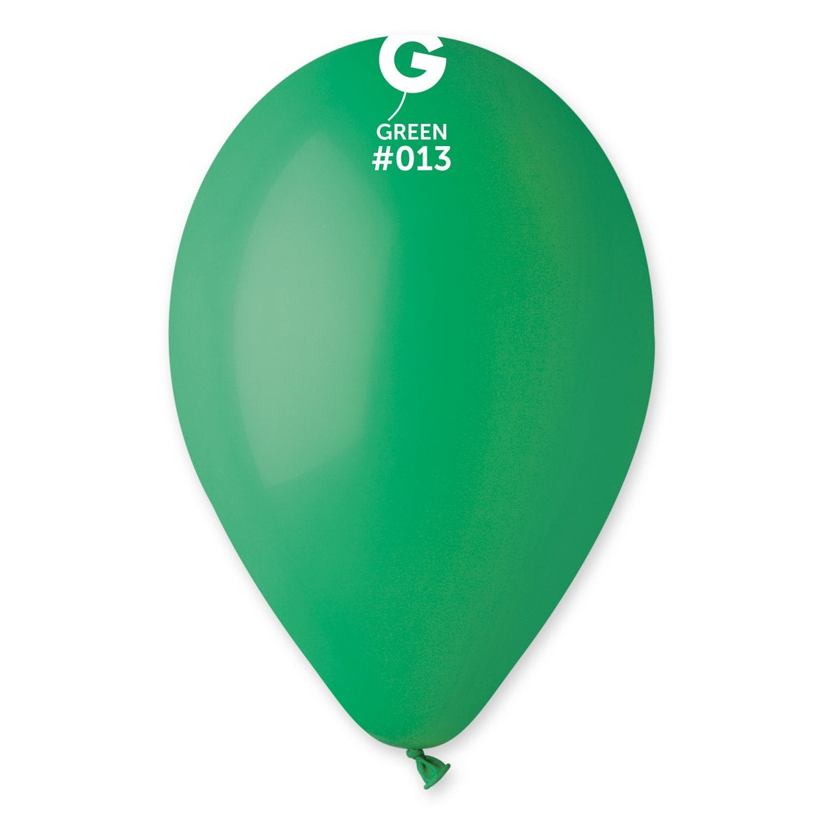 Solid Green Latex Balloon #013 - PaperGeenius