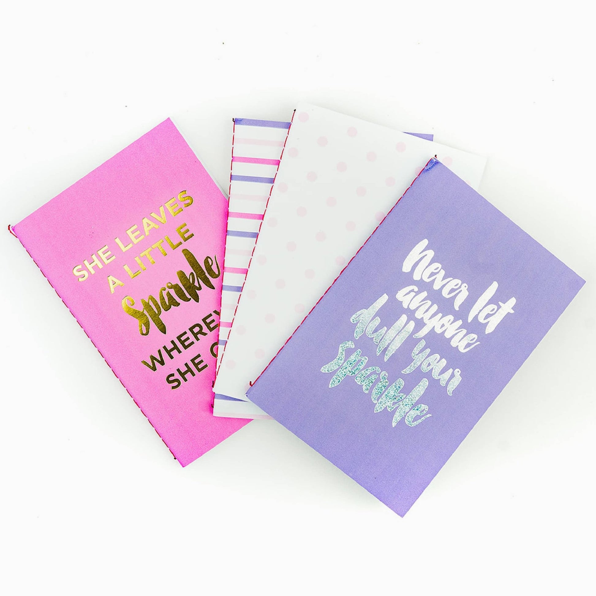 Sparkle Mini Notebook Bundle - PaperGeenius