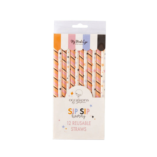 Spooky Sweets Reusable Straws - PaperGeenius