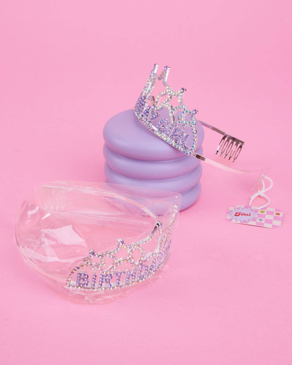 Star Rhinestone Birthday Tiara, Bday Gift, Acessory - PaperGeenius