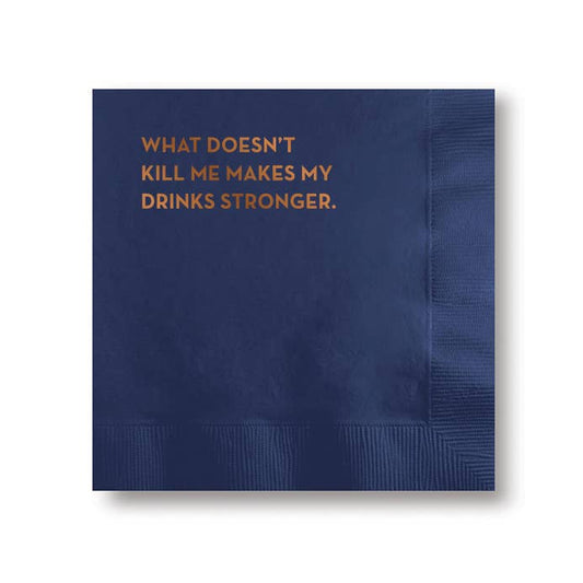 Stronger napkins (dark blue with copper foil) - PaperGeenius