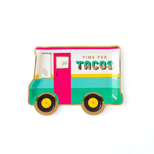 Taco Truck 10" Paper Plates - PaperGeenius