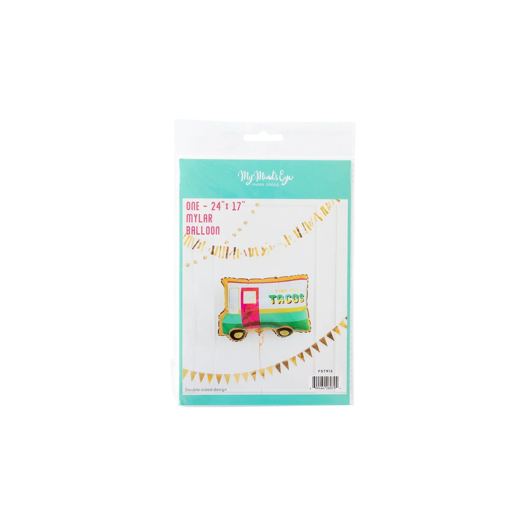 Taco Truck Shaped Mylar Balloon - PaperGeenius