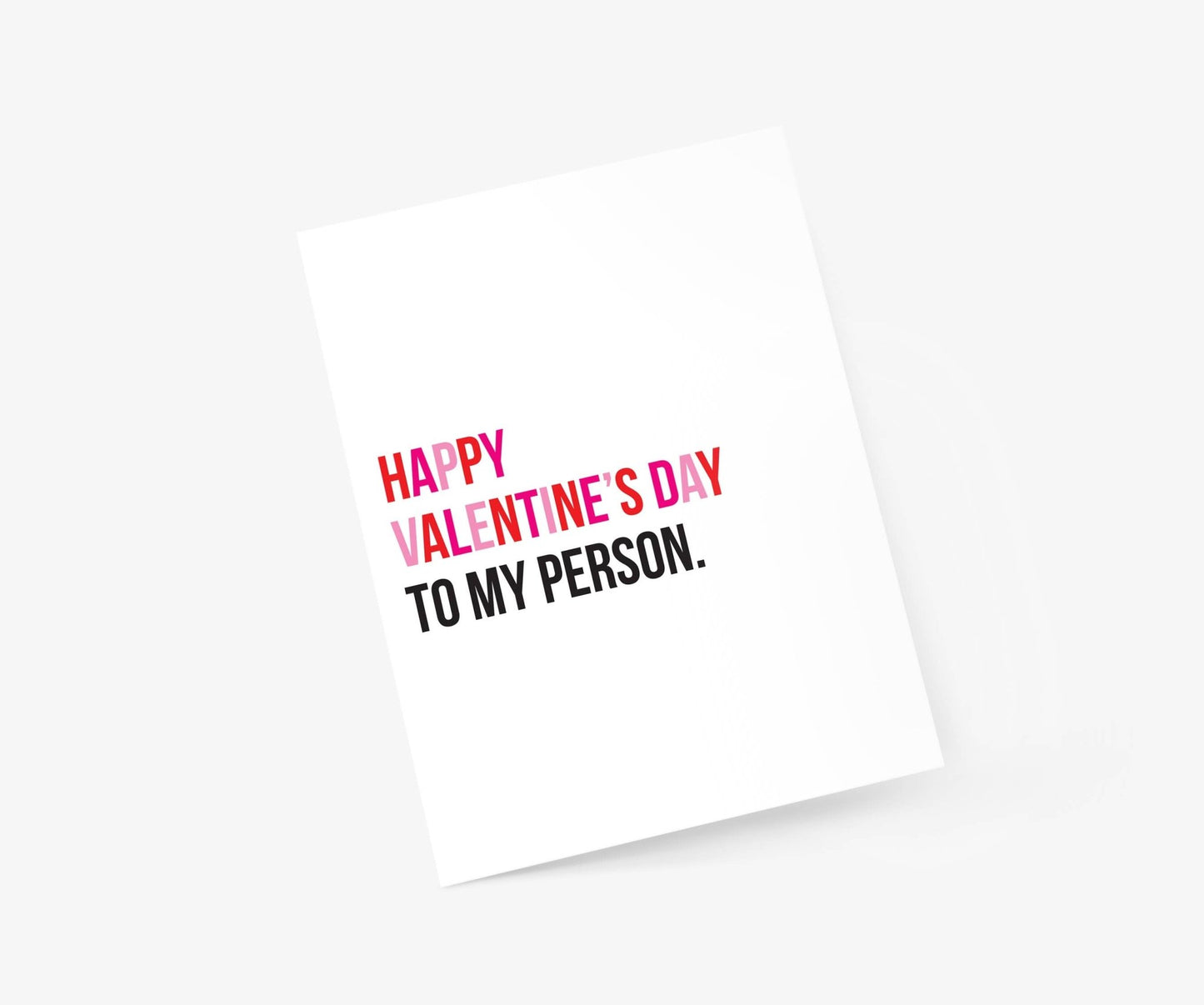 To My Person - Valentine's Day Card - PaperGeenius