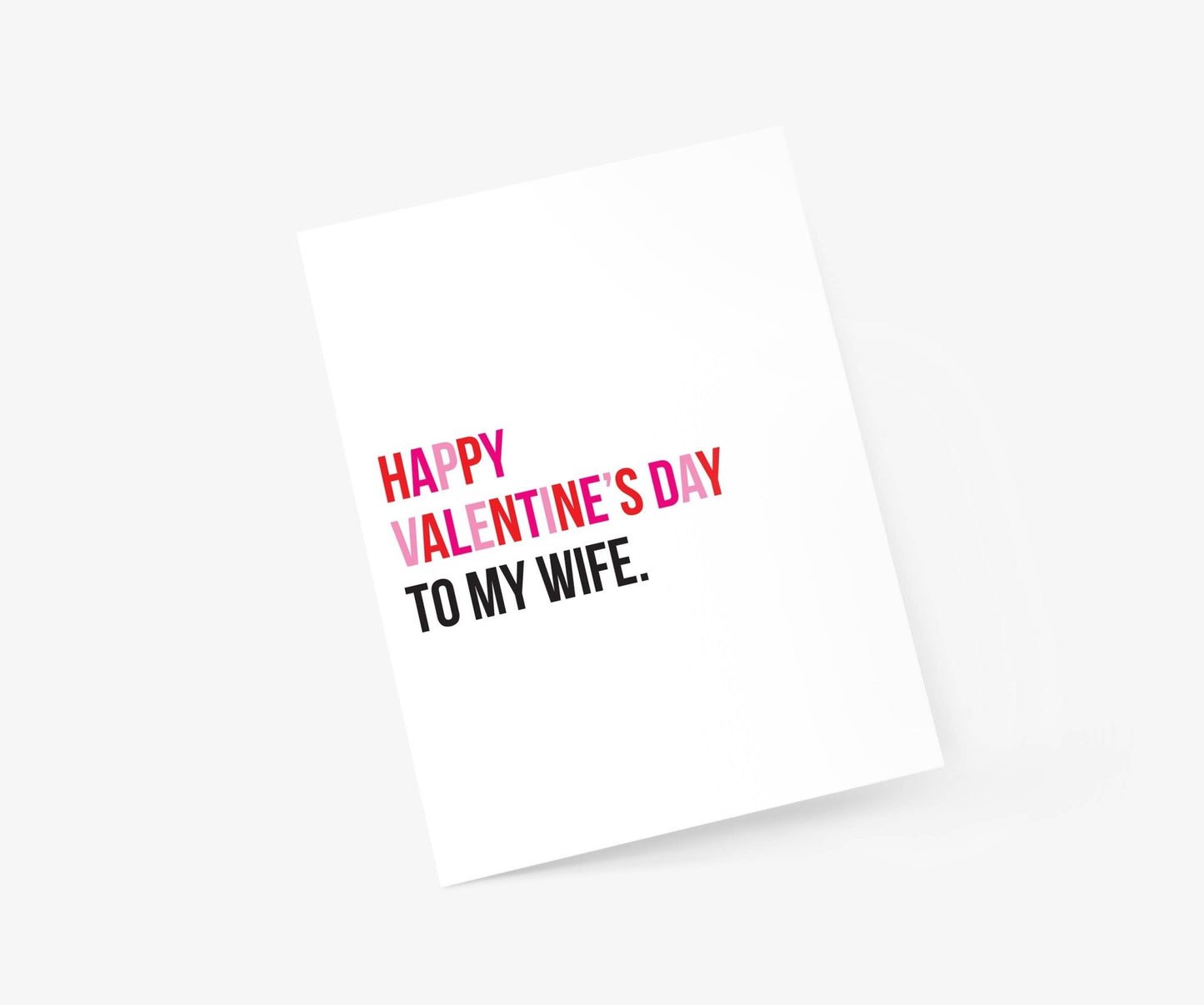 To My Wife - Valentine's Day Card - PaperGeenius