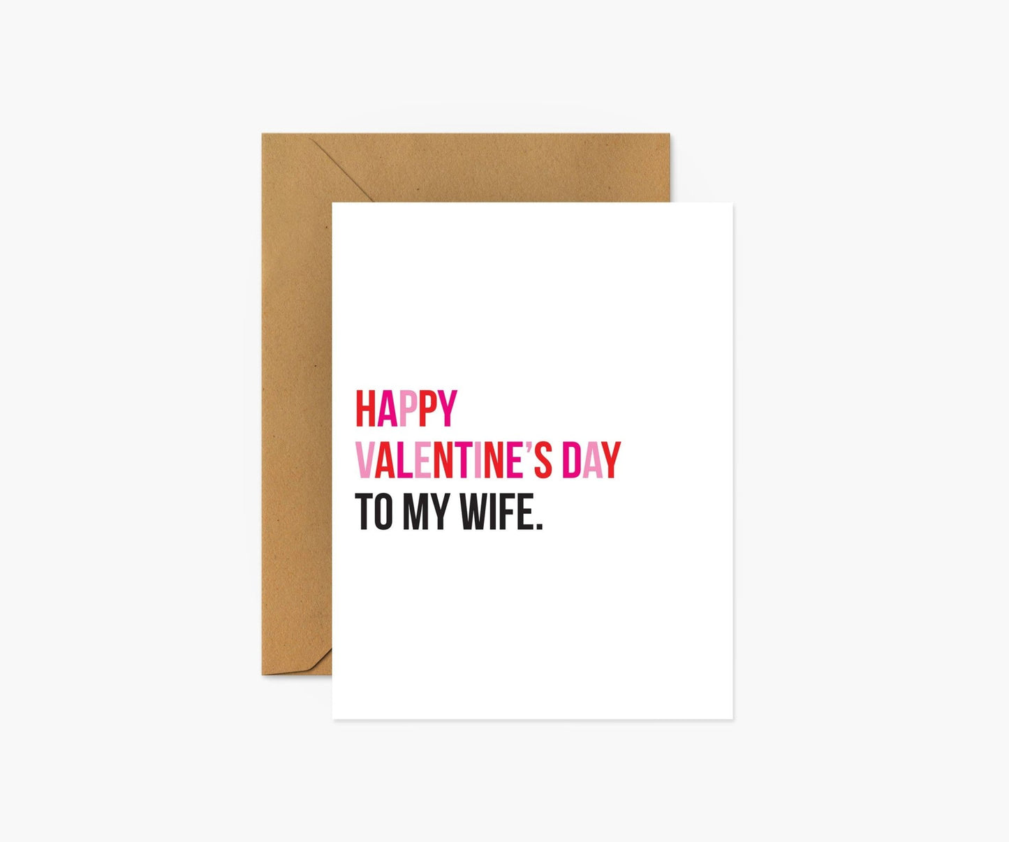 To My Wife - Valentine's Day Card - PaperGeenius