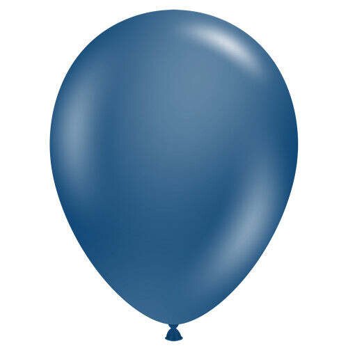 Tuftex Navy 12” Latex Balloon - PaperGeenius