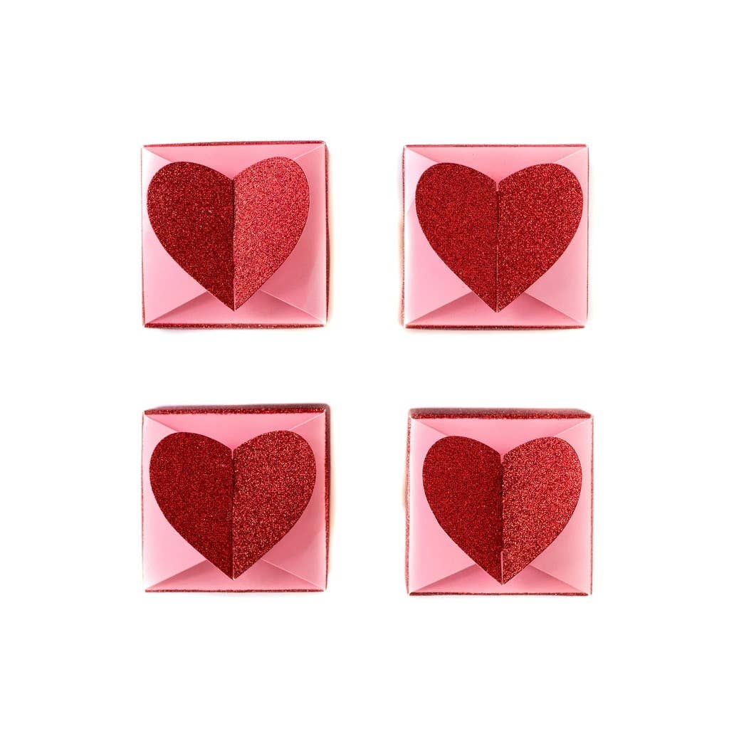 Valentine Heart Favor Boxes - PaperGeenius