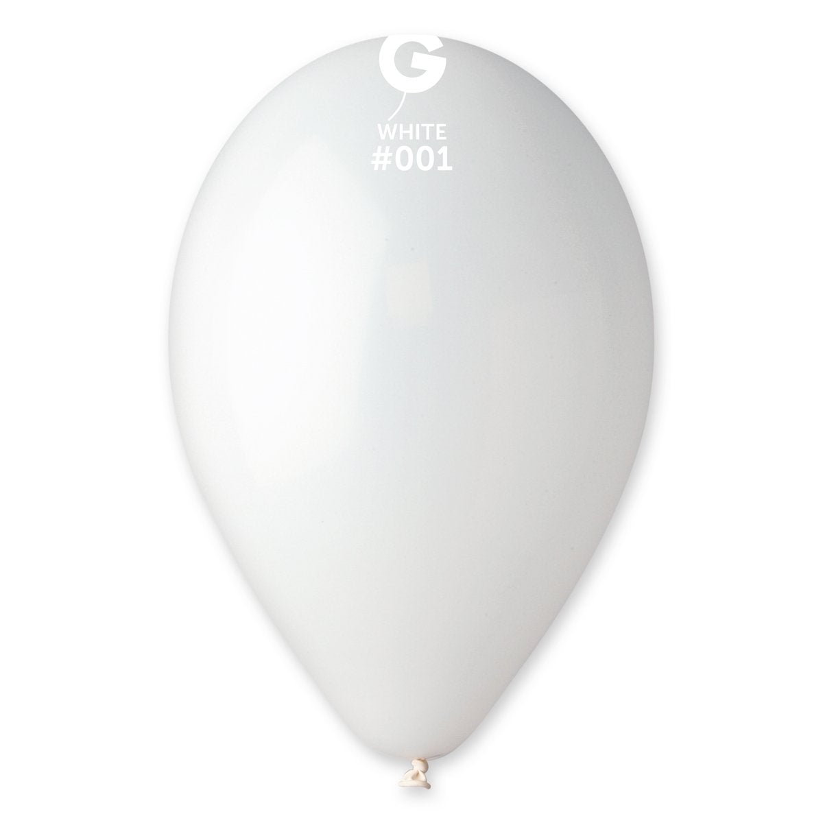 White Latex Balloon #001 - PaperGeenius
