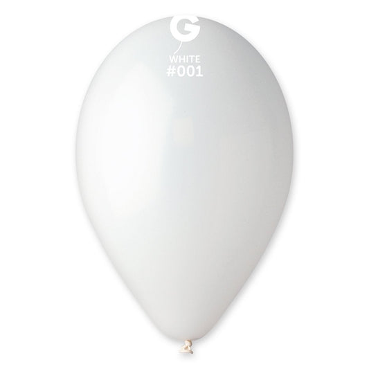 White Latex Balloon #001 - PaperGeenius