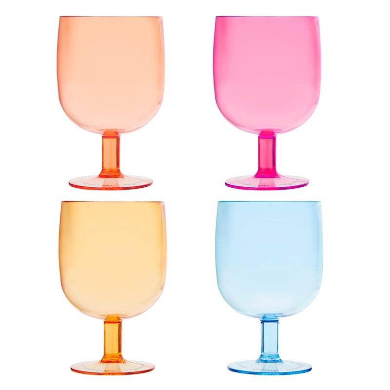 Wine Glass S/4 - Multi - PaperGeenius