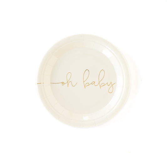 Oh Baby 7" Plates